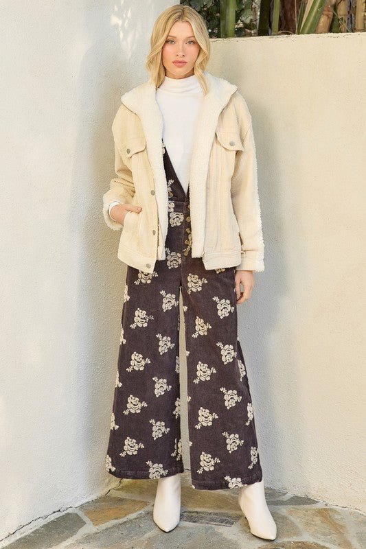 Cozy Luck Corduroy Mix Jacket - Golden Hour BoutiqueJackets