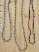 Crochet Beaded Necklace - Golden Hour Boutique