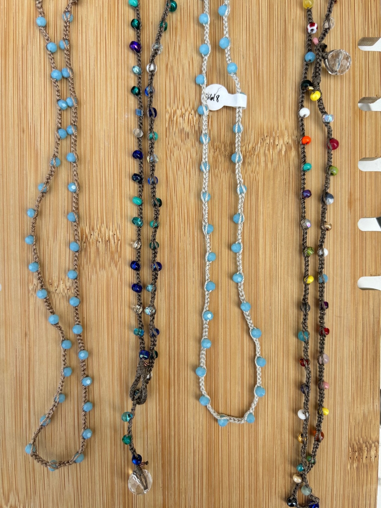 Crochet Beaded Necklace - Golden Hour Boutique