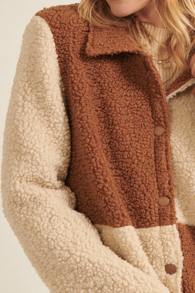 Check It Out Sherpa Jacket
