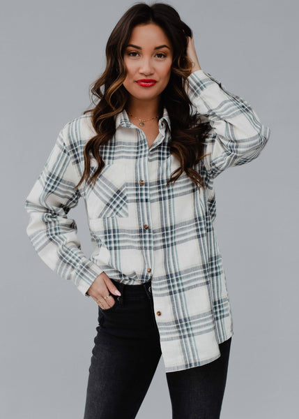 White Rock & Roll Patch Flannel