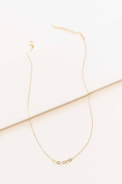 Minimal Chain Link Gold Necklace