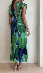 Deep V - neck Dress - Golden Hour Boutique