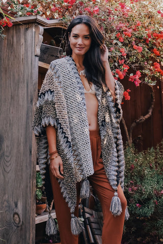Cozy Crochet Ruana Shawl