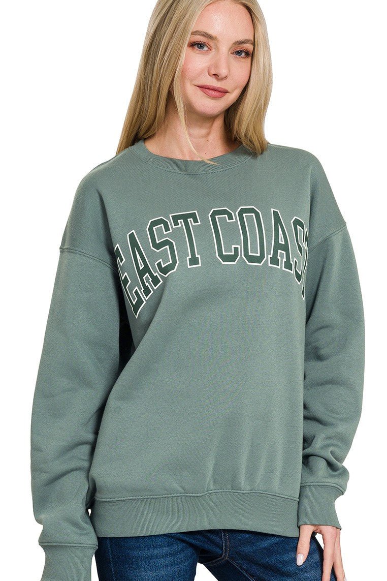 East Coast Crew Sweatshirt - Golden Hour BoutiqueSweater