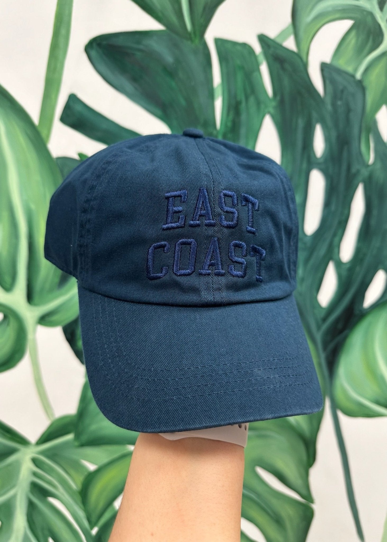 Embroidered East Coast Ball Cap - Golden Hour Boutique