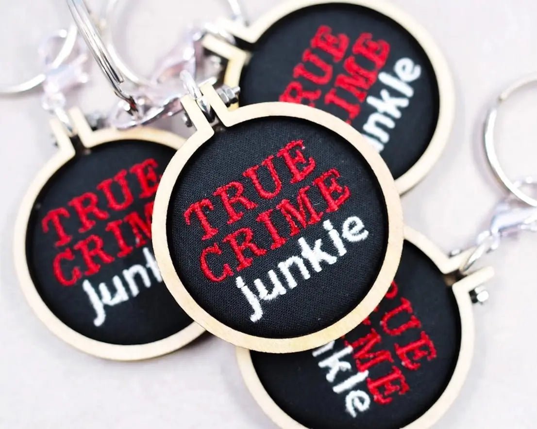 Embroidered Edgy Keychains - Golden Hour BoutiqueGifts