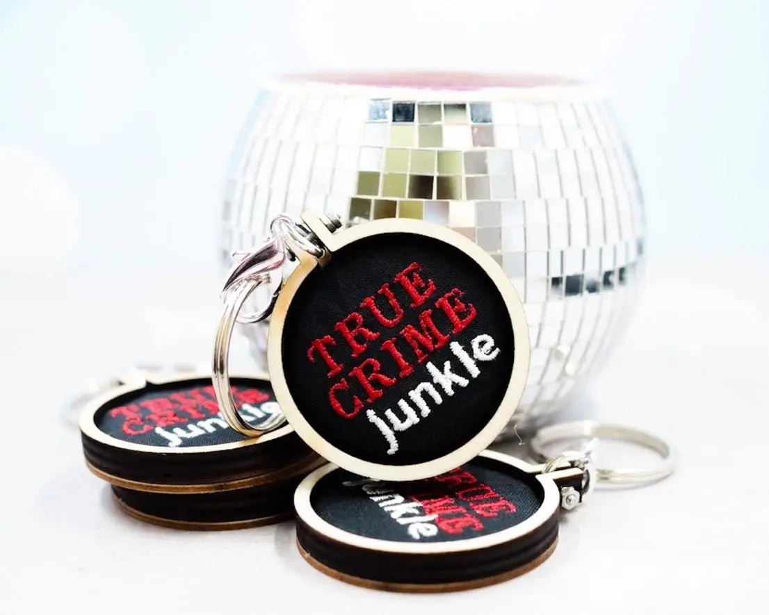 Embroidered Edgy Keychains - Golden Hour BoutiqueGifts