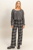 Everyday Edge Plaid Pants - Golden Hour BoutiquePants