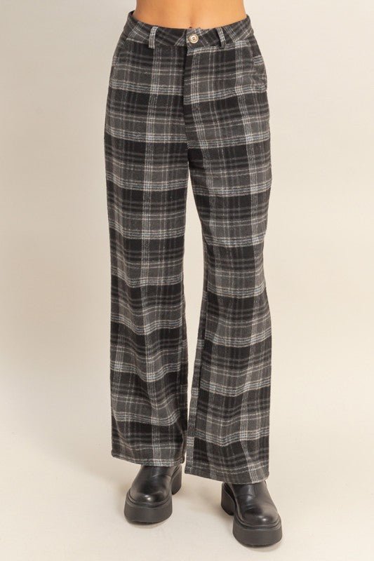 Everyday Edge Plaid Pants - Golden Hour BoutiquePants