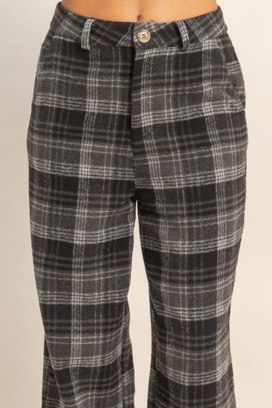 Everyday Edge Plaid Pants - Golden Hour BoutiquePants