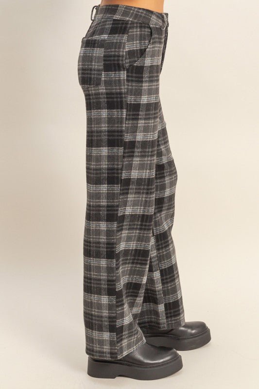 Everyday Edge Plaid Pants - Golden Hour BoutiquePants