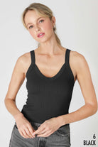 Everyday Elevated Ribbed Tank - Golden Hour BoutiqueCrop Tops