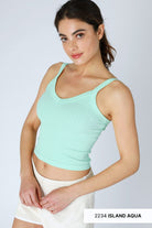 Everyday Elevated Ribbed Tank - Golden Hour BoutiqueCrop Tops