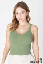 Everyday Elevated Ribbed Tank - Golden Hour BoutiqueCrop Tops