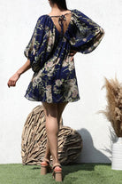 Floral Foliage Mini Dress - Golden Hour BoutiqueMini Dresses