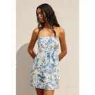 Garden Getaway Strapless Dress - Golden Hour BoutiqueMini Dresses