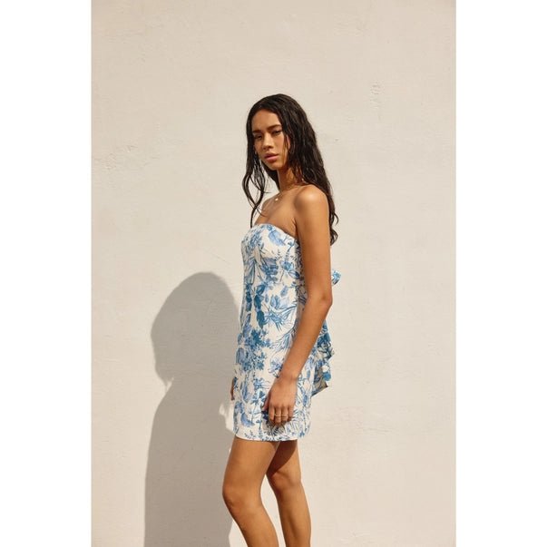 Garden Getaway Strapless Dress - Golden Hour BoutiqueMini Dresses