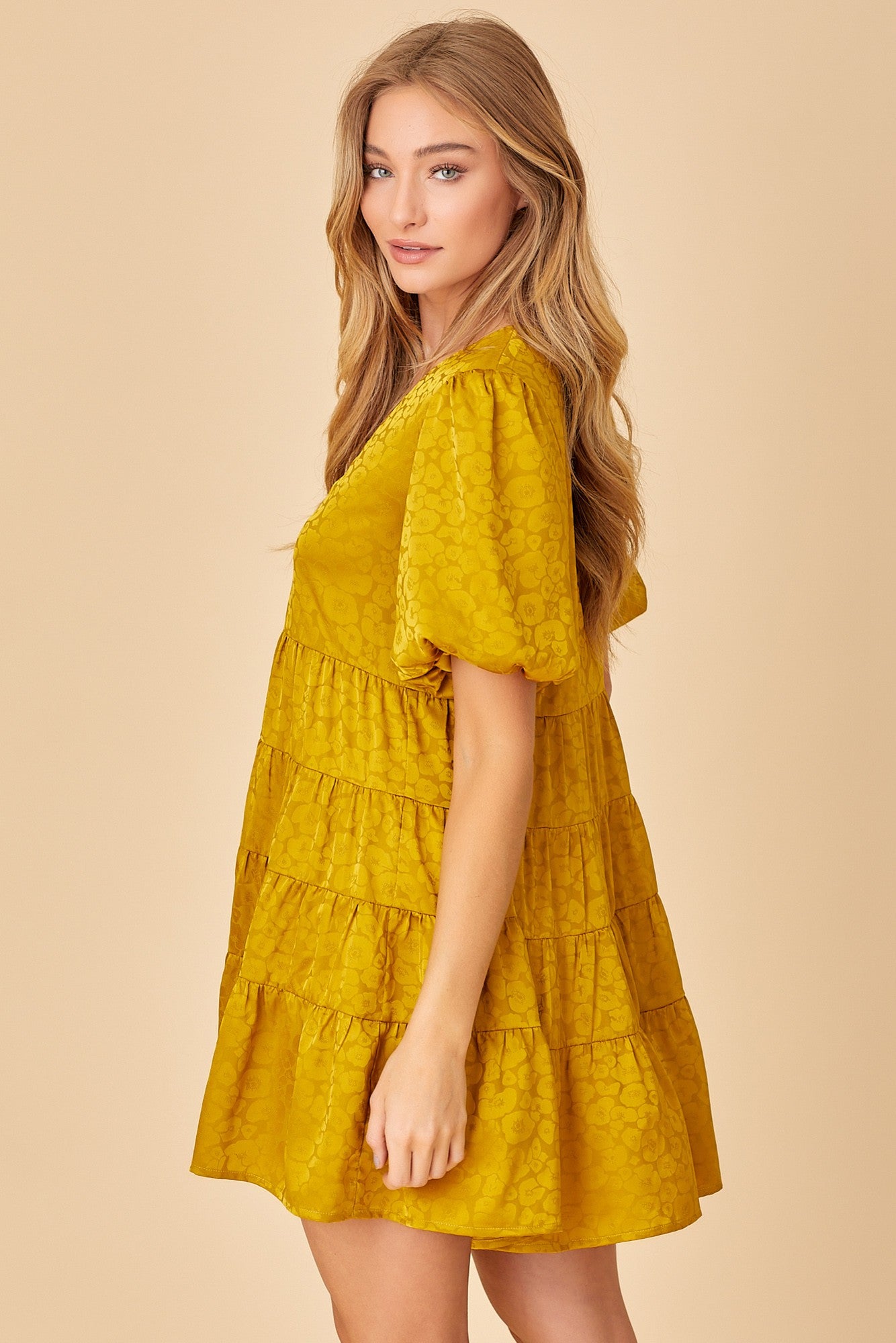 Golden Layers Mini Dress - Golden Hour BoutiqueMini Dresses