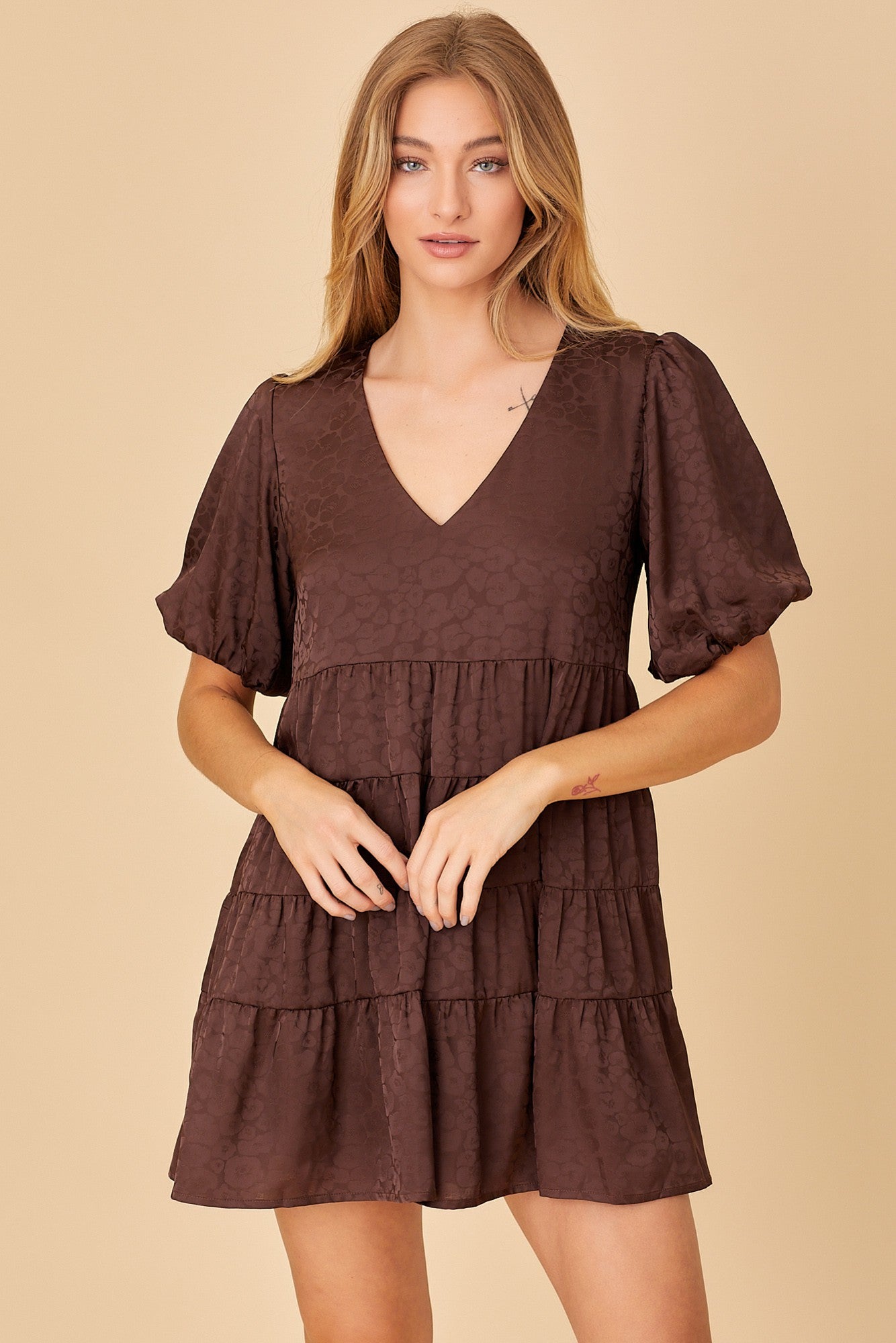 Golden Layers Mini Dress - Golden Hour BoutiqueMini Dresses