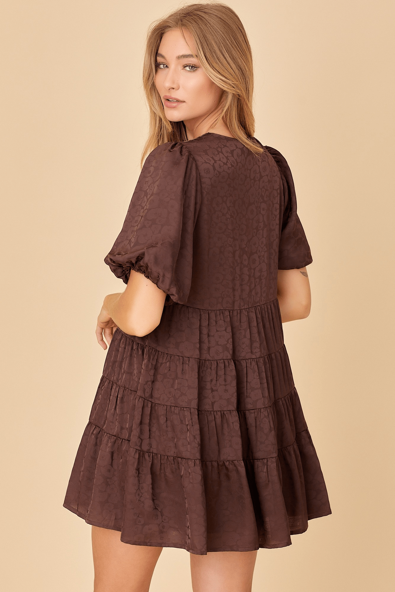 Golden Layers Mini Dress - Golden Hour BoutiqueMini Dresses