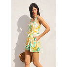 Golden Palms Romper - Golden Hour BoutiqueRompers