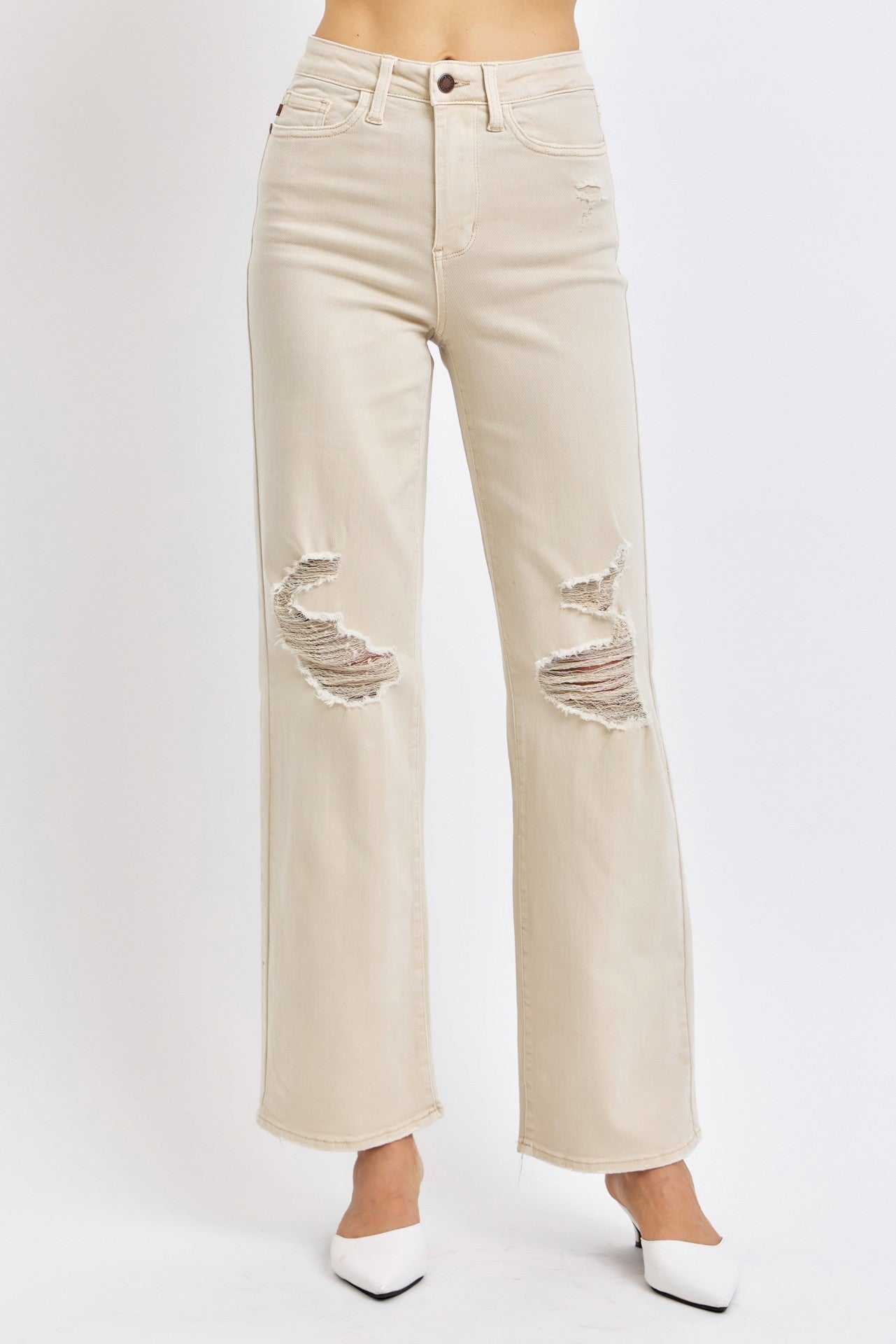 Golden Sands Straight Jeans - Golden Hour BoutiqueJeans