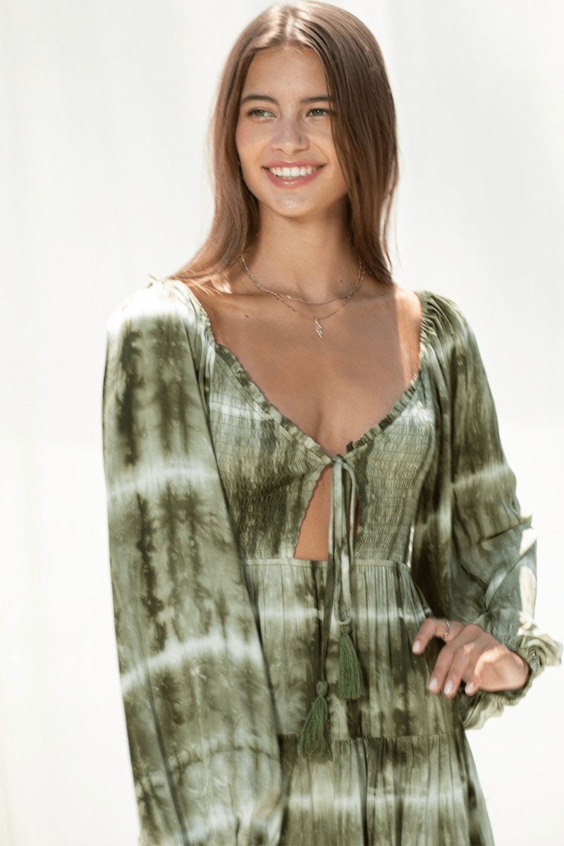 Green Horizons Mini Dress - Golden Hour BoutiqueMini Dresses