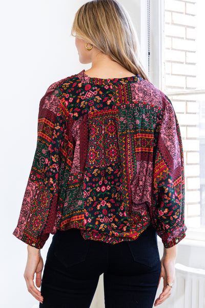 Free As A Bird Patchwork Top