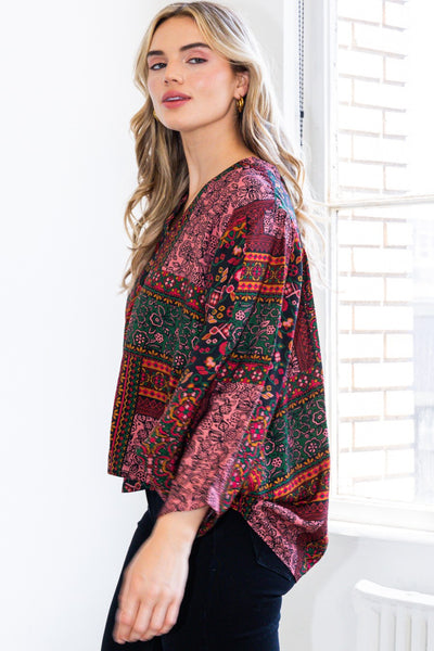 Free As A Bird Patchwork Top