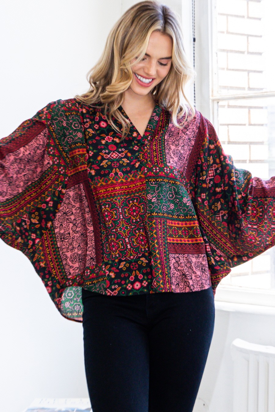 Free As A Bird Patchwork Top