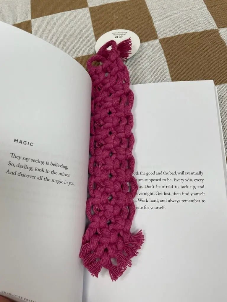 Handmade Macrame Bookmark - Golden Hour Boutiquebook Accessories