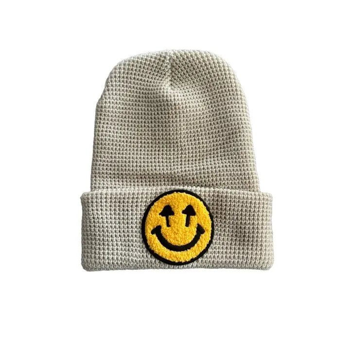 Happy Caps Waffle Knit Beanie - Golden Hour BoutiqueBeanies