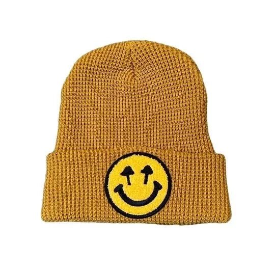 Happy Caps Waffle Knit Beanie - Golden Hour BoutiqueBeanies