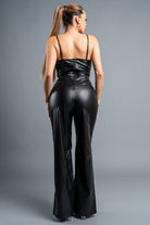 Hello Smokeshow Leather Jumpsuit - Golden Hour BoutiqueJumpsuits
