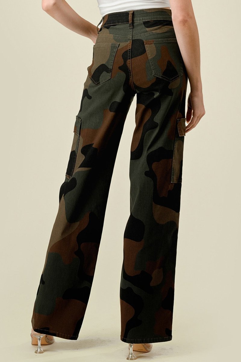 Hometown Camo Cargo Jeans - Golden Hour BoutiqueJeans
