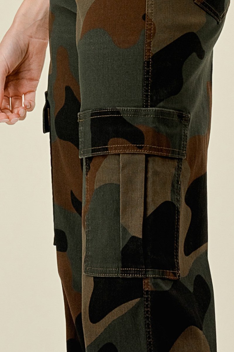 Hometown Camo Cargo Jeans - Golden Hour BoutiqueJeans