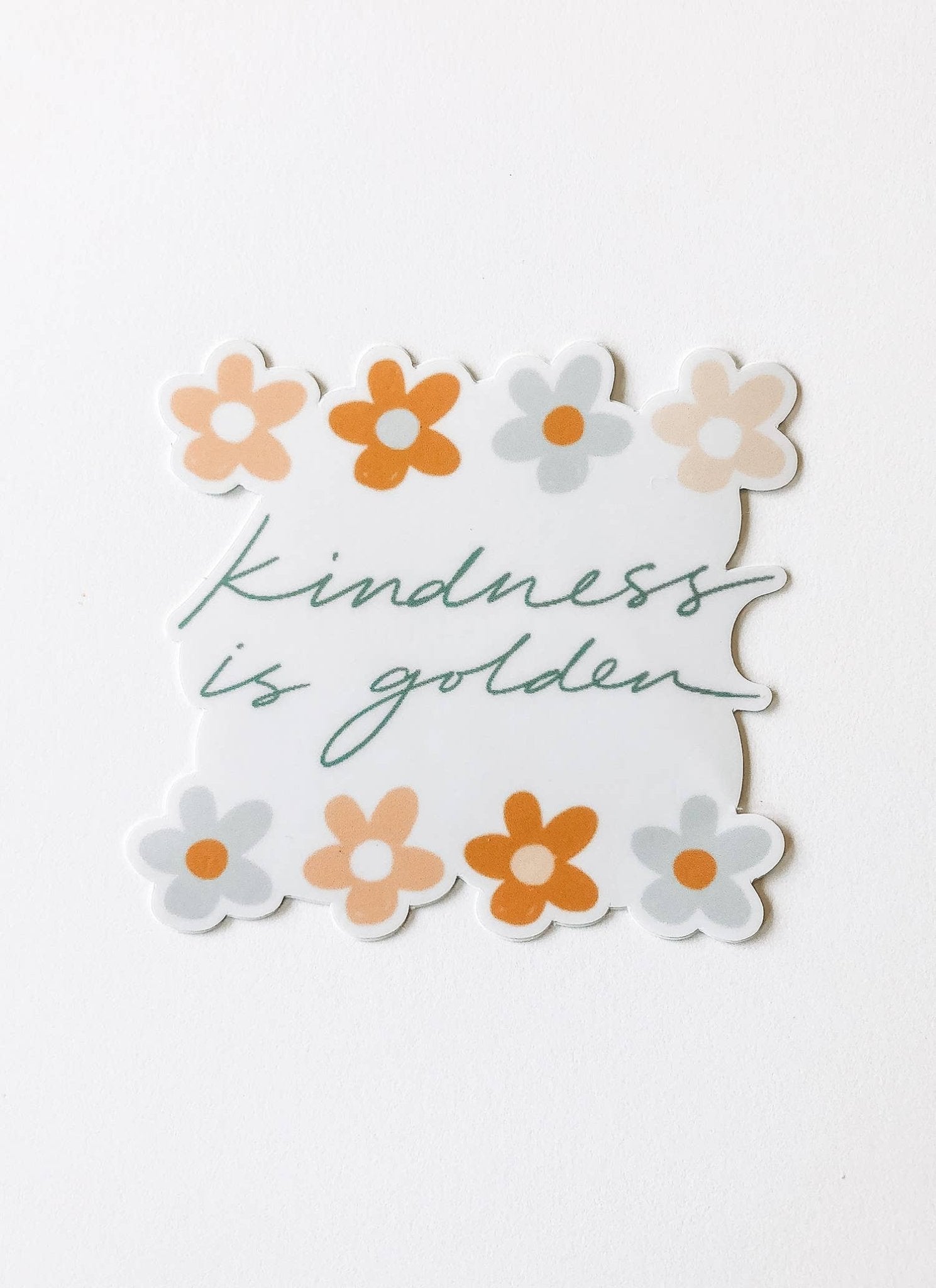 Kindness is Golden Vinyl Sticker - Golden Hour BoutiqueStickers