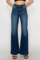 Leilani Tummy Control High Rise Holly Flare Jeans - Golden Hour Boutique