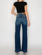 Leilani Tummy Control High Rise Holly Flare Jeans - Golden Hour Boutique