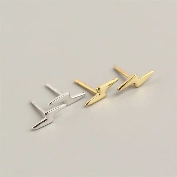 Lightning Bolt Stud Earrings - Golden Hour BoutiqueEarrings
