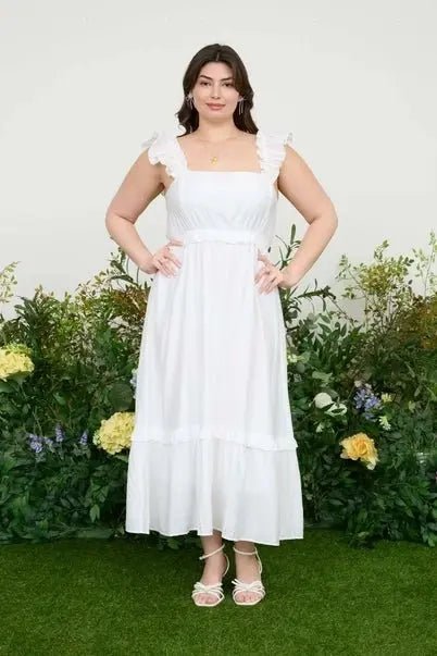 Love Blooms Ruffle Midi Dress - Golden Hour BoutiqueMidi Dresses