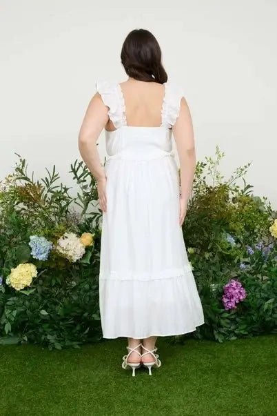 Love Blooms Ruffle Midi Dress - Golden Hour BoutiqueMidi Dresses