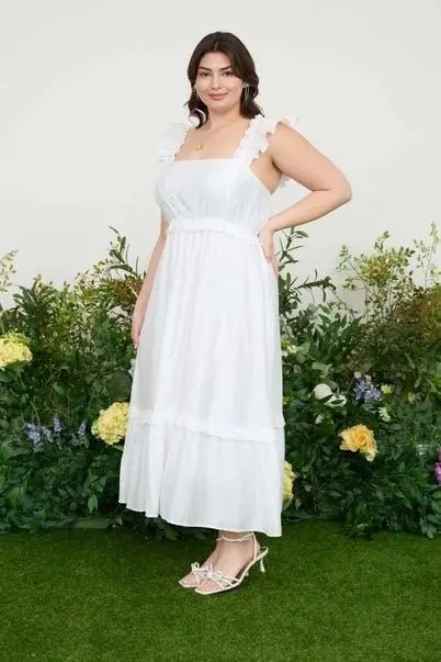 Love Blooms Ruffle Midi Dress - Golden Hour BoutiqueMidi Dresses