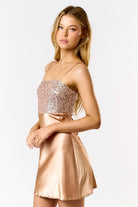 Luxe Only Satin Mini Dress - Golden Hour BoutiqueMini Dresses