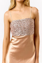 Luxe Only Satin Mini Dress - Golden Hour BoutiqueMini Dresses