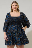 Midnight Garden Smocked Mini Dress - Golden Hour BoutiqueMini Dresses