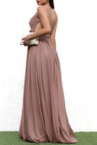 Mocha Whisper Lace Maxi Dress - Golden Hour Boutiquemaxi dresses
