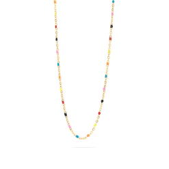 Multi Confetti Necklace - Golden Hour BoutiqueNecklaces