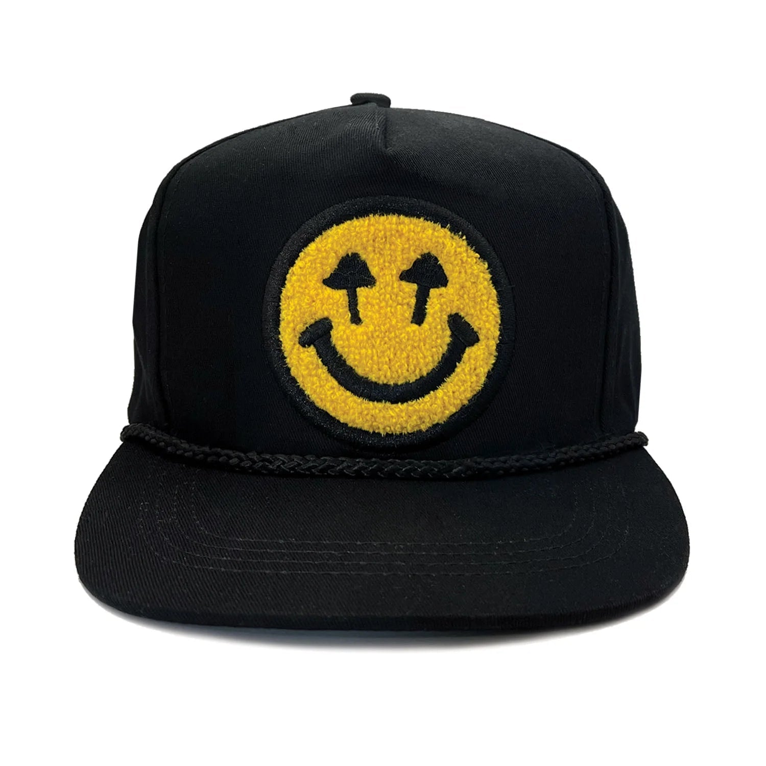 Mushroom Smile Snapback Hat - Golden Hour Boutique